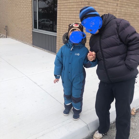 Kids down one-piece - Picture 5 of 6